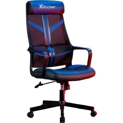Afbeelding van X Rocker Helix PC Gaming Mesh Stoel Blauw