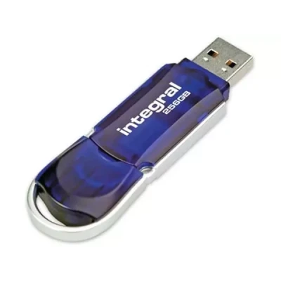 Afbeelding van Integral 256 GB USB stick 2.0 Courier blauw