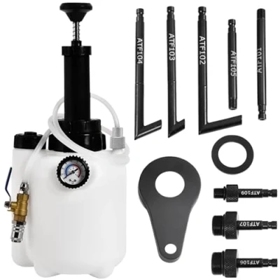 Afbeelding van AXILYZE Transmissie oliepomp, 3 liter, vulsysteem, vloeistofpomp, zuigpomp, gereedschapsset
