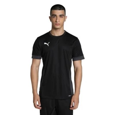 Afbeelding van Puma Teamgoal Matchday Sport Tshirt, Heren, Maat: XL, Black/white/flat dark gray