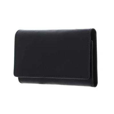 Afbeelding van VALENTINO Leren Kaarthouder Sleutelgeval Five Card Holder / Keys Nero Zwart