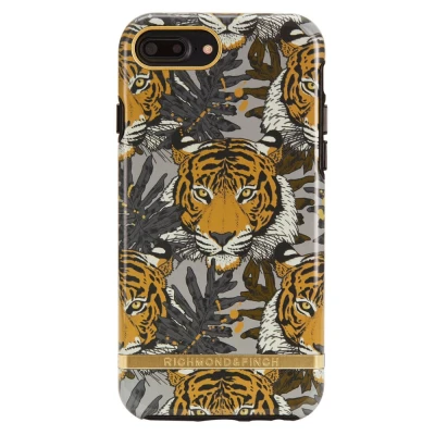 Afbeelding van Richmond &amp; Finch Tropical Tiger Gold details for iPhone 8 Plus / 7 6s colourful