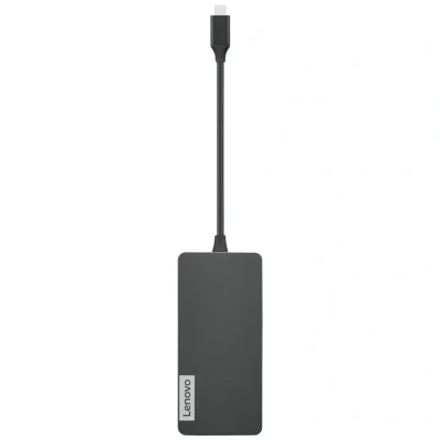 Afbeelding van Lenovo USB C 7 in 1 Hub Dockingstation Laptopdockingstation Geschikt voor merk: Yoga, IdeaPad, Thinkpad Geïntegreerde kaartlezer