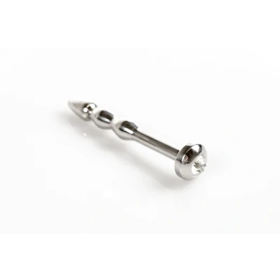 Afbeelding van RVS Penis Plug met Juweel Clear