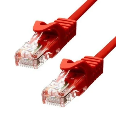 Afbeelding van ProXtend 5UTP 05R netwerkkabel Rood 5 m Cat5e U/UTP (UTP)