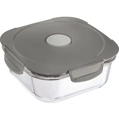 Afbeelding van Maped PICNIK glazen lunchbox Concept Volwassenen, magnetronbestendig, 1,2 liter grijs
