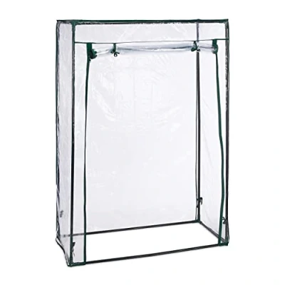 Afbeelding van Relaxdays tomatenkas foliekas 150 x 100 cm plantenkas pvc met deur transparant