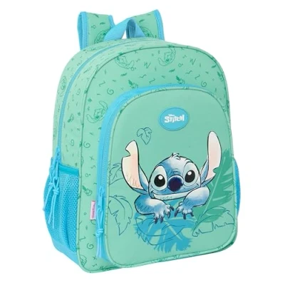 Afbeelding van Schoolrugzak Lilo &amp; Stitch Aloha Turkoois 32 x 38 12 cm