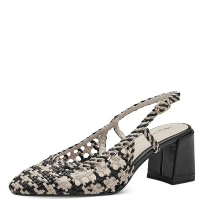 Afbeelding van Tamaris Klassieke pumps, Dames, Maat: 39, Black comb Hoogwaardig imitatieleer