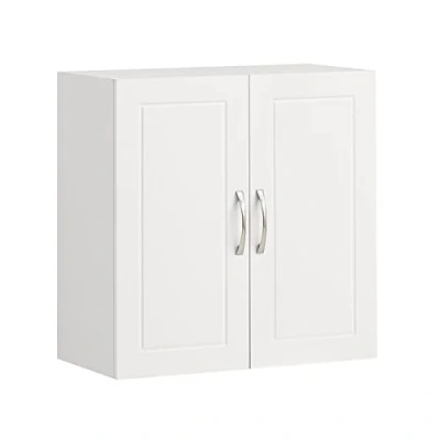 Afbeelding van SoBuy FRG231 W badkamerkast hangend Medicijnkast Cosmetica Hangkast voor de Badkamer Wit