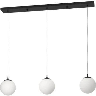 Afbeelding van EGLO Rondo 3 Hanglamp E27 121 cm Zwart/Wit
