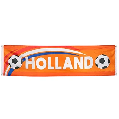 Afbeelding van Boland Polyester banner &#039;Holland&#039; Voetbal Koningsdag Holland Supporter