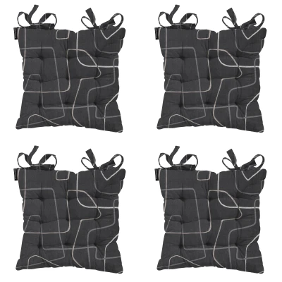 Afbeelding van Madison Toscane kussen 46X46 Joah grey 4 stuks