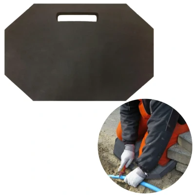 Afbeelding van Cheqo® XXL Knielkussen Kniebescherming Kniemat Bouwbescherming Knie Kussen Extra Dik