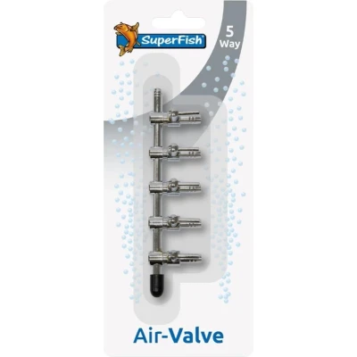 Afbeelding van Superfish RVS Air tap Valve Luchtkraan 5 weg