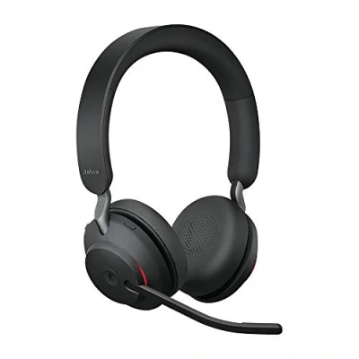 Image de Jabra Evolve2 65 UC Stereo Micro casque sur oreille Bluetooth sans fil USB C isolation acoustique noir