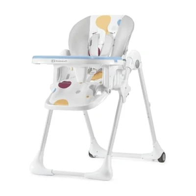Afbeelding van Kinderkraft YUMMY Hoge kinderstoel Verstelbare rugleuning Meerkleurig