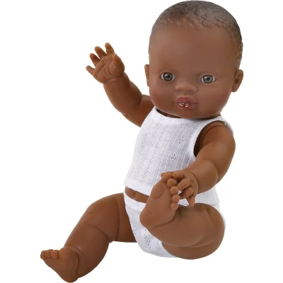 Afbeelding van Paola reina babypop gordi jongen met ondergoed bonifacio 34 cm