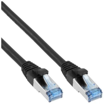 Image de Câble patch Cat.6(A) S STP/PIMF, InLine®, sans halogènes 500MHz, noir, 20m