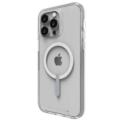 Image de Gear4 Crystal Palace Snap Coque de protection pour téléphone portable compatibilité avec MagSafe D3O Crystalex clair Apple iPhone 14 Pro Max