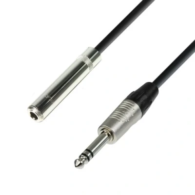 Image de Adam Hall Cables K4BOV0300 Série 4 Star Rallonge Câble Casque Audio Jack stéréo 6,3 mm vers 6,35 3 m