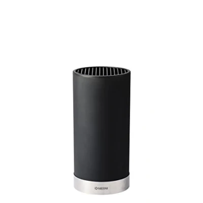 Afbeelding van KYOCERA Kitchen Products messenblok, rond, kunststof, roestvrij staal, 11 x 22,5 cm, 6 tot 8 stuks