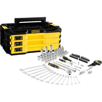 Afbeelding van Stanley Pro Stack Kit 3 lades met 126 gereedschap tools