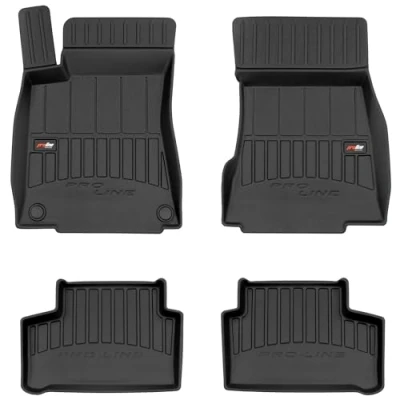 Afbeelding van M MOTOS Rubberen vloermatten voor Mercedes GLA H247 vanaf 2019, verbeter je reiscomfort met de zwarte antislip 3D automat alle weersomstandigheden, bescherming tegen vuil.