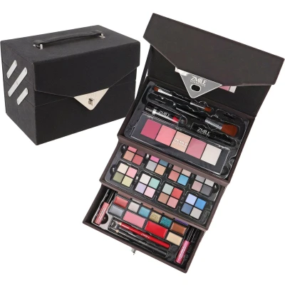Afbeelding van Zmile Cosmetics Make up Koffer Velvety Dark Grey Limited Edition 72 delig