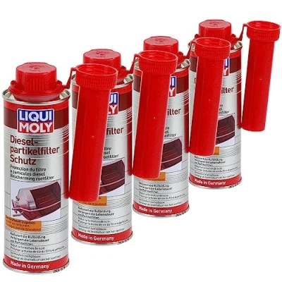 Afbeelding van Liqui Moly 4 x dieseldeeltjesfilter 5148 DPF additief 250 ml