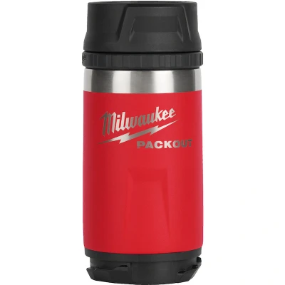 Afbeelding van MILWAUKEE 4932498977 PACKOUT fles met drinkdop 355 ml rood