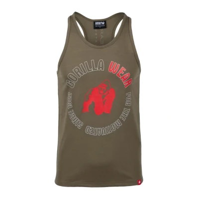 Afbeelding van Gorilla Wear Lafeyette Top, Heren, Maat: XXL, Army green