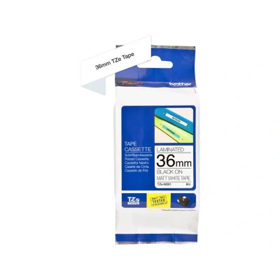 Afbeelding van Brother TZe M261 Tape Zwart op wit (36 mm)