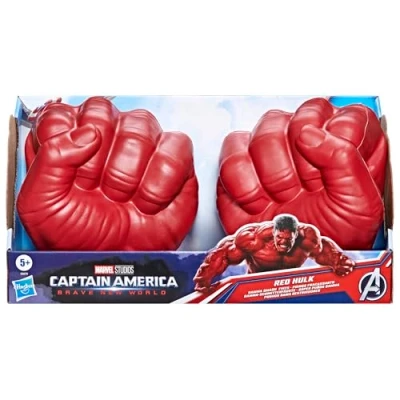 Image de Poings fracassants de Red Hulk Hasbro Marvel Avengers Captain America Brave New World Rouge