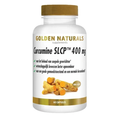 Afbeelding van Golden Naturals Curcumine SLCP 400mg Capsules