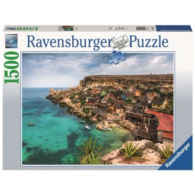 Image de Puzzle Ravensburger Popeye Village Malte 1500 pièces