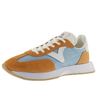Afbeelding van Victoria Shoes Sneakers laag, Dames, Maat: 38, Bleu Soft synthetic