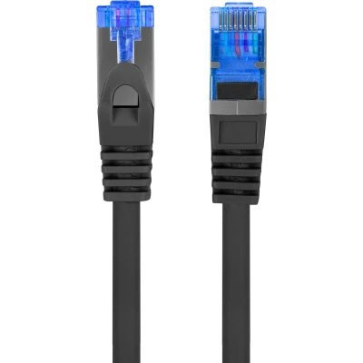 Afbeelding van Lanberg Patchkabel cat. 6 FTP 0,25m, Zwart (S/FTP, CAT6a, 0.25 m), Netwerkkabel