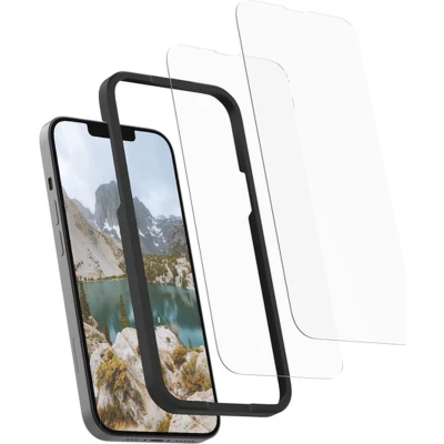 Afbeelding van iPhone 15 schermbeschermer van gehard glas (2 stuks)