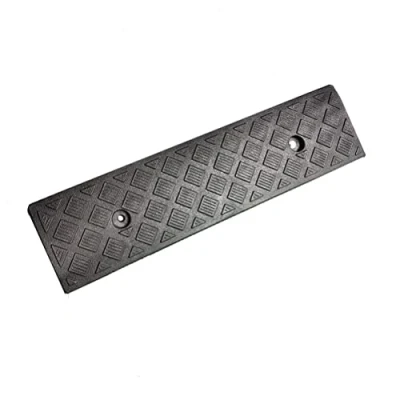 Afbeelding van Hopowa Oprijplaat, stoeprandhelling, deurdrempelhelling, rolstoeloprijplaat, rubberen helling, rijhulp op oprijplaat voor auto&#039;s, 50 x 13 3 cm