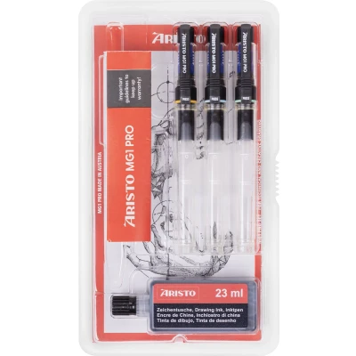 Afbeelding van Tekenpen PRO Aristo College set 4 delig 0.20 0.30 0.50mm tekenpennen e