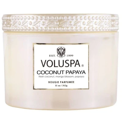 Afbeelding van Voluspa Vermeil Coconut Papaya Corta Maison Candle Geurkaars 312 gr