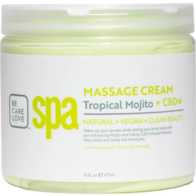 Afbeelding van BCL SPA Massage Cream Tropical+Mojito 473 ml
