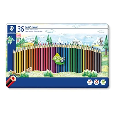 Afbeelding van Staedler Kleurpotloden Noris Colour, Metalen Doos 36 Stuks Kleurpotlood