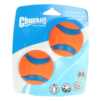 Afbeelding van Chuckit Ultra Bal MEDIUM 6X6X6 CM (2 stuks) (295747)