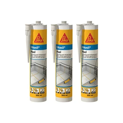 Afbeelding van SIKA Sikasil Pool siliconenkit voor zwembad, transparant, 300 ml, 3 stuks