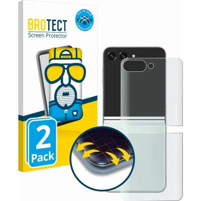 Afbeelding van BROTECT Screenprotector voor Samsung Galaxy Z Flip 5 (Achterkant) Folie Beschermfolie matte volledig dekking (2 Stuks)