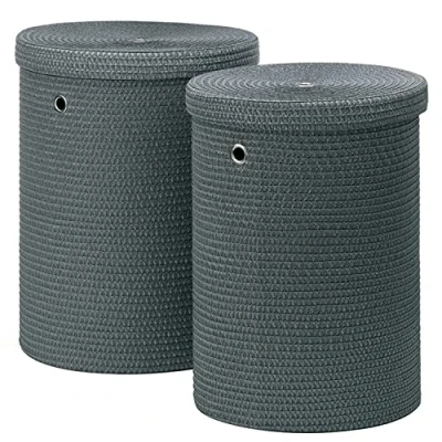 Afbeelding van Kela Rimossa Wasmand Set van 2 Stuks Grijs