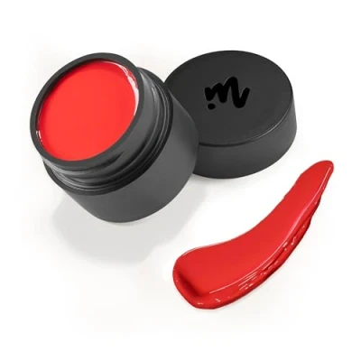 Afbeelding van Mylee CaraGel Cherry nagellak, semi permanent, in pot, schilderen en tekenen op nagels, duurzame glans, doe het zelf uv led manicure, lange houdbaarheid, glanzende nail art designs