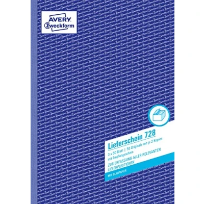Image de Avery zweckform formularbuch liefer empfangsschein, a4 728